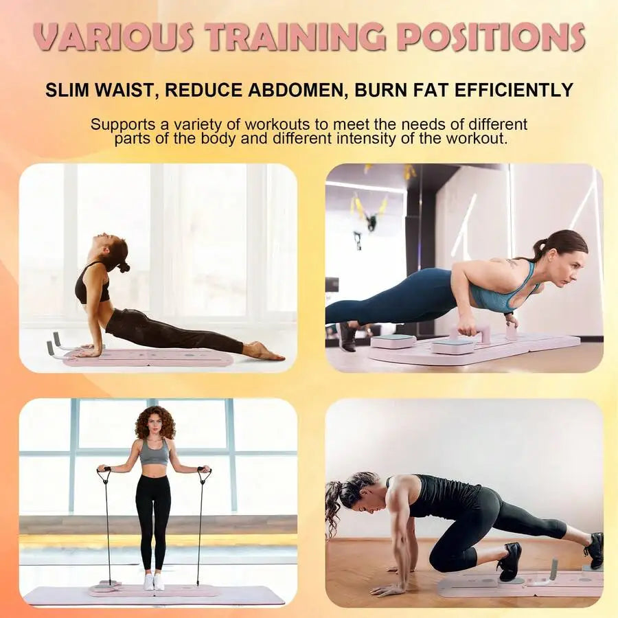 All-in-One Pilates Board | Reformer-Style Full-Body Workout Equipment