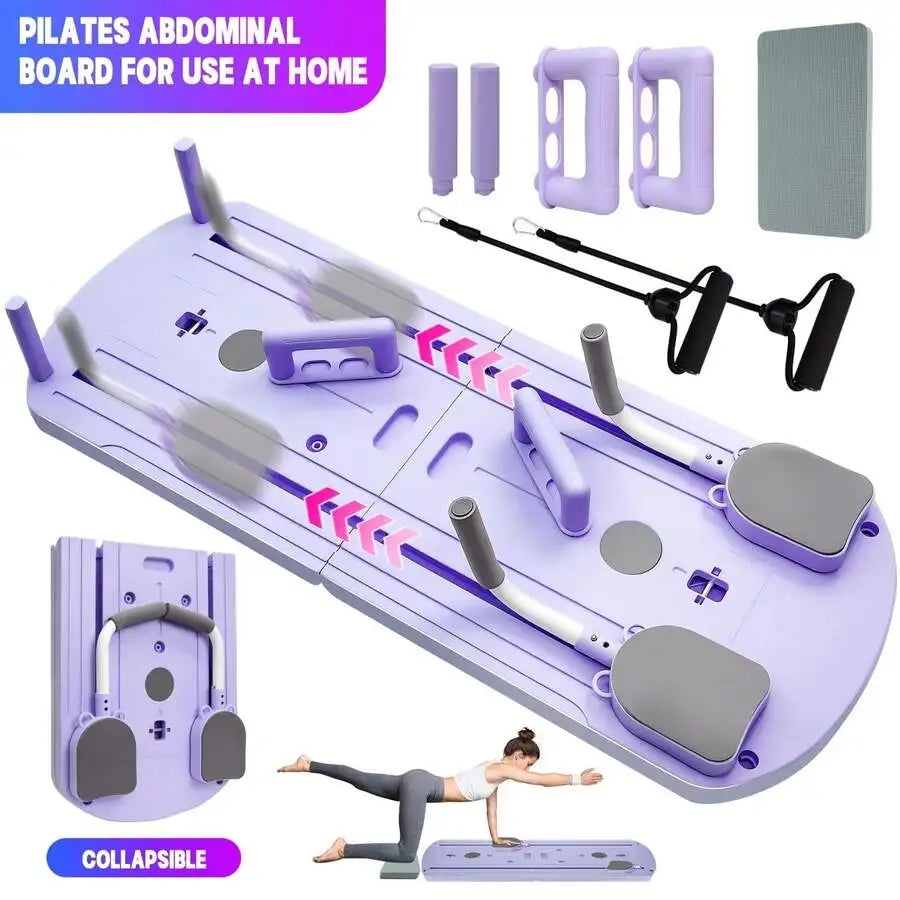 All-in-One Pilates Board | Reformer-Style Full-Body Workout Equipment